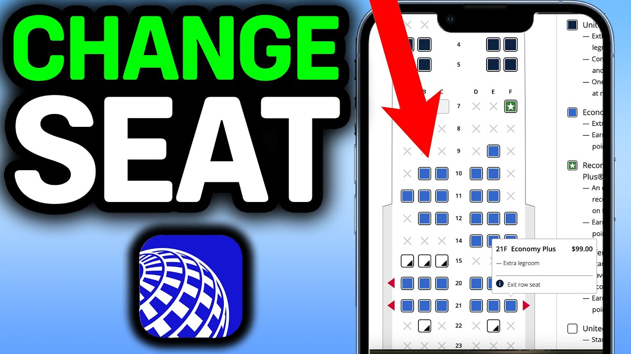 How To Change Seat On United Airlines App | Switch United Flight Seat 2026 - Full Guide