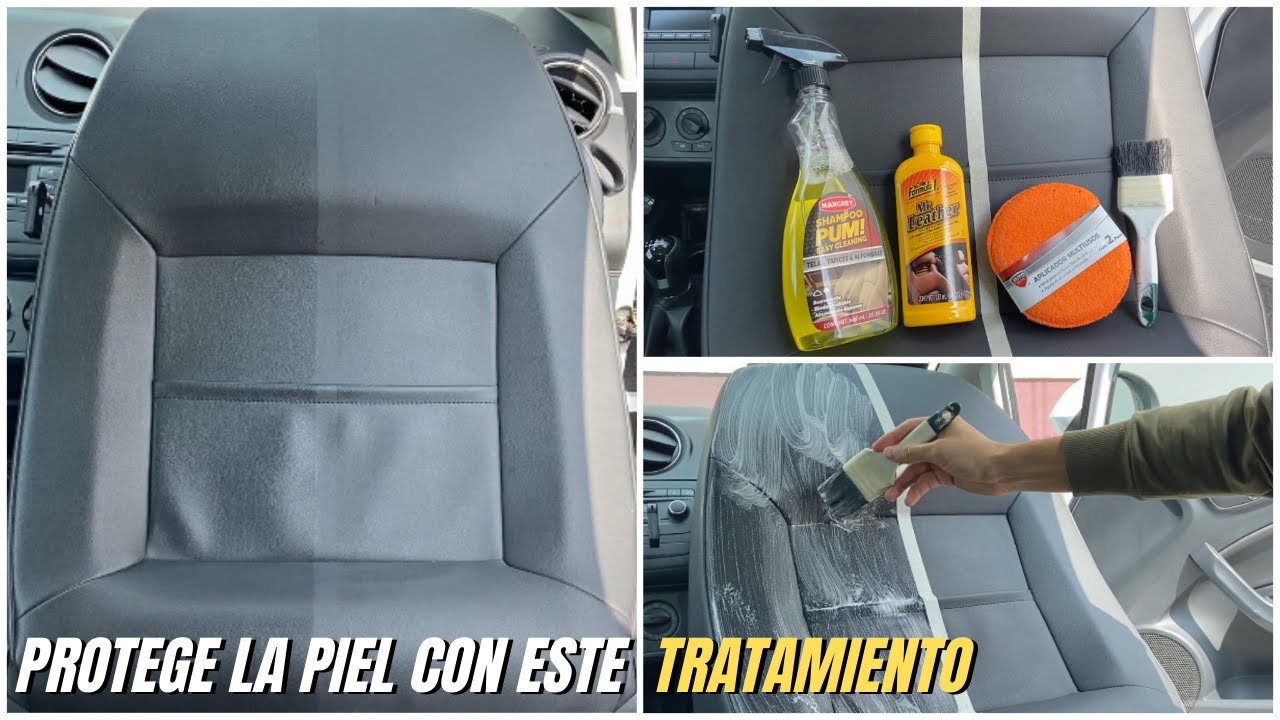 Como limpiar e hidratar los asientos de piel del auto.