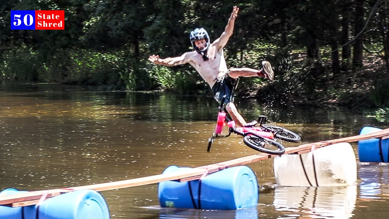 Setting the backyard pond skinny world record 🇺🇸 50 STATE SHRED: MISSOURI