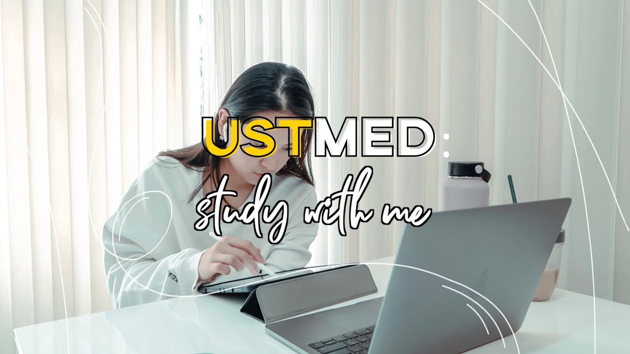 USTMed Ep9: REAL TIME STUDY WITH ME USING THE POMODORO TECHNIQUE (jazz hop & lofi music) | Shayne Uy