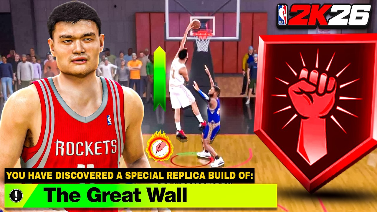 7'6 YAO MING BUILD is a DOMINANT FORCE in NBA 2K26! 99 POST CONTROL - 99 DUNK - 99 CLOSE SHOT