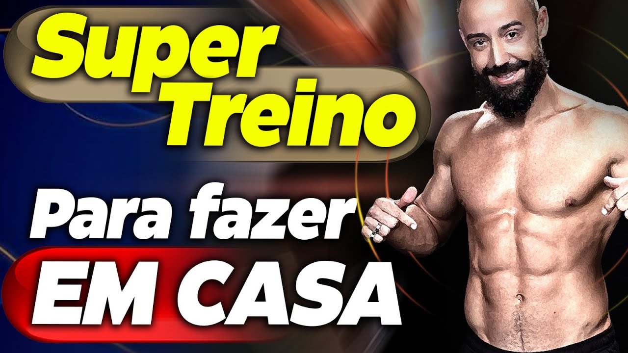 SUPER TREINO de 20 MINUTOS com 5 EXERCÍCIOS para FAZER EM CASA!