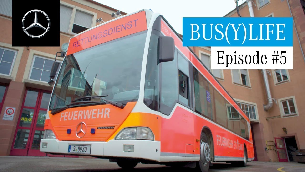 BUS(Y)LIFE #5:  Menschenleben retten – mit dem Citaro der Stuttgarter Feuerwehr