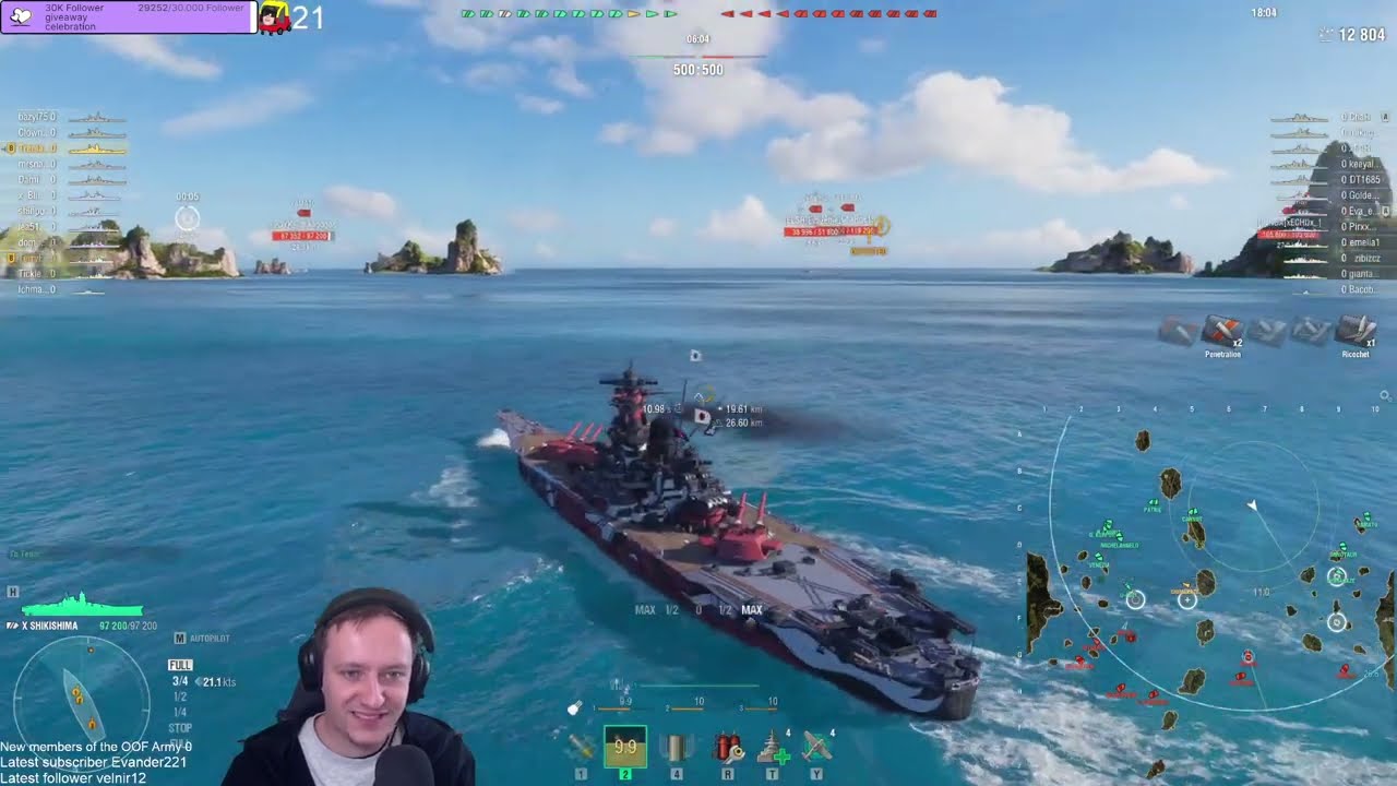 Shikishima - The massive 510MM guns are no joke