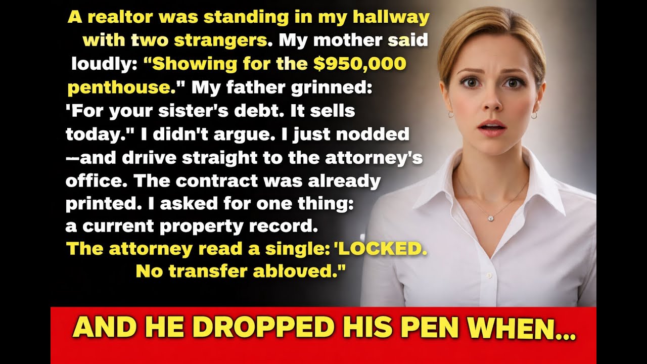 Property Record Said “LOCKED”—My Parents Tried to Sell My $950,000 Penthouse To Pay My Sister’s Debt