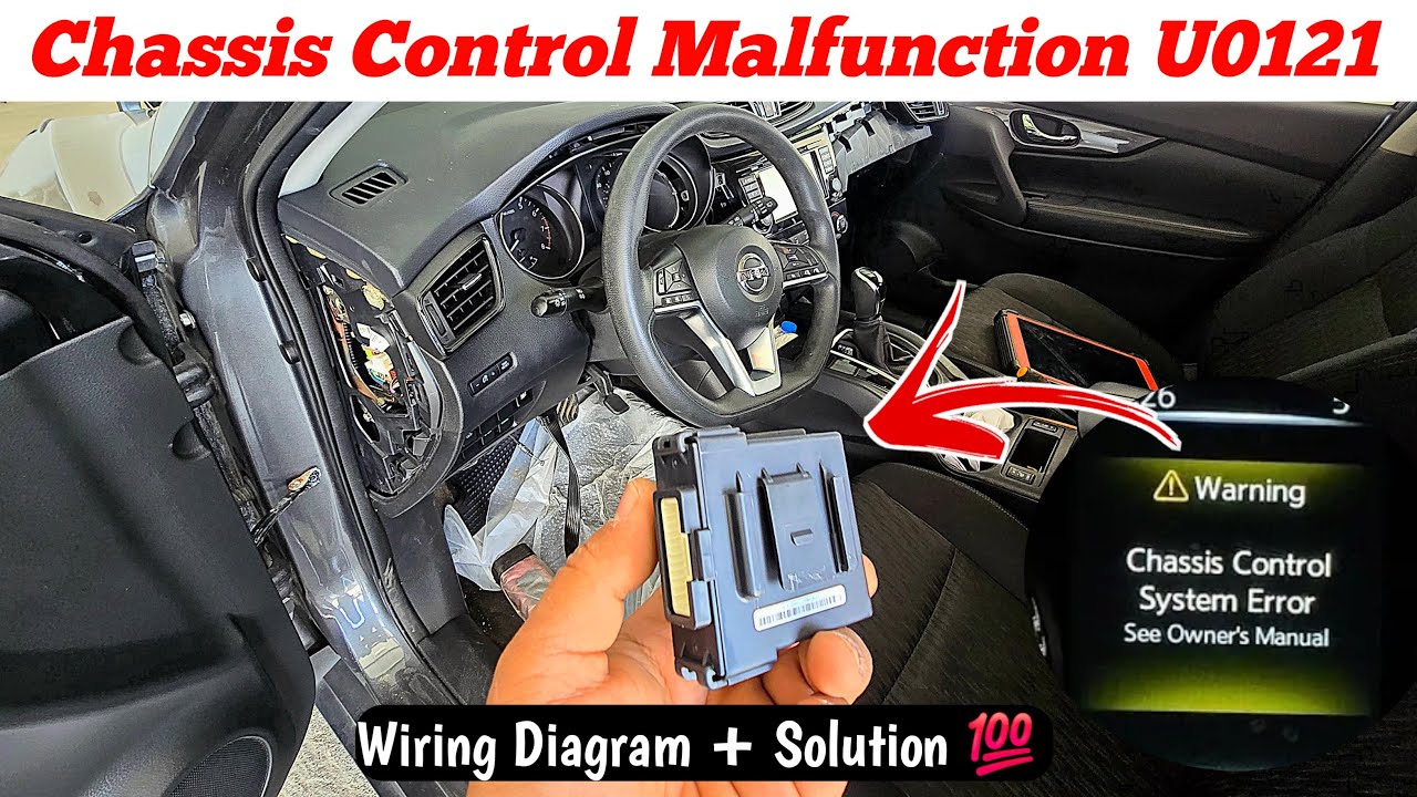 Chassis Control System Error Nissan Rogue || U0121 / U1111 Wiring diagram + Solution 💯