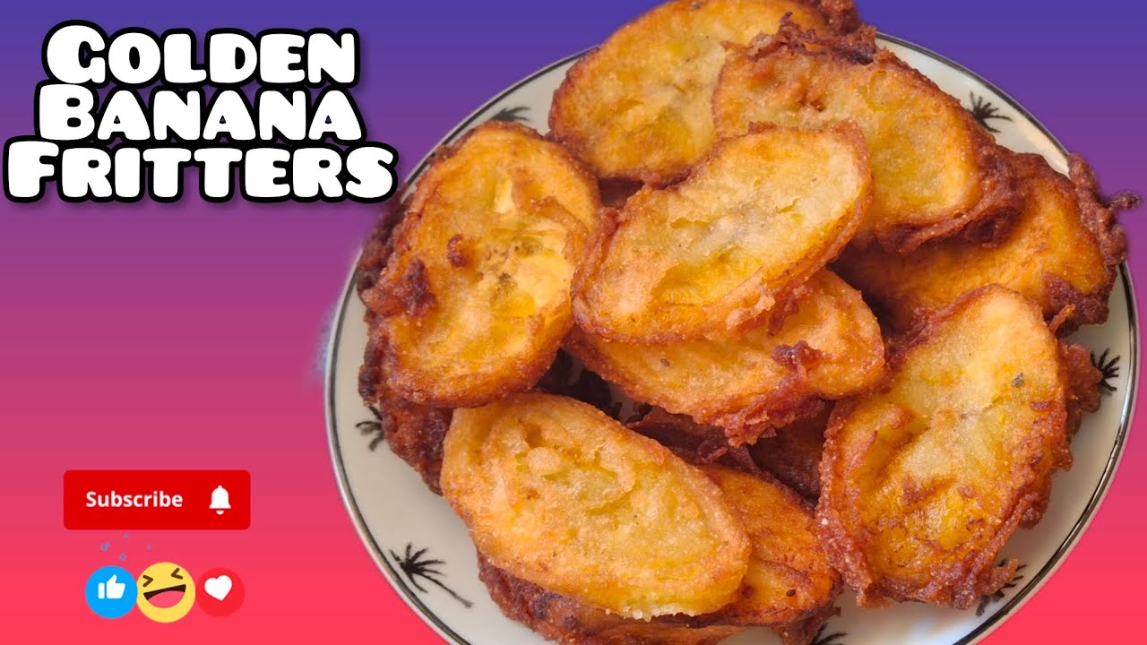 Golden Banana Fritters (Pazham Pori) - Crispy outside, sweet inside 😋
