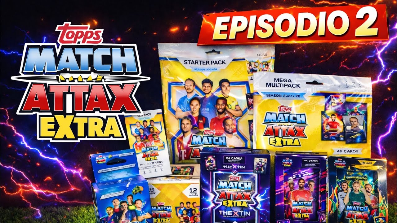 TOPPS MATCH ATTAX EXTRA!! Se viene mega apertura de todos los productos de esta nueva colección. 