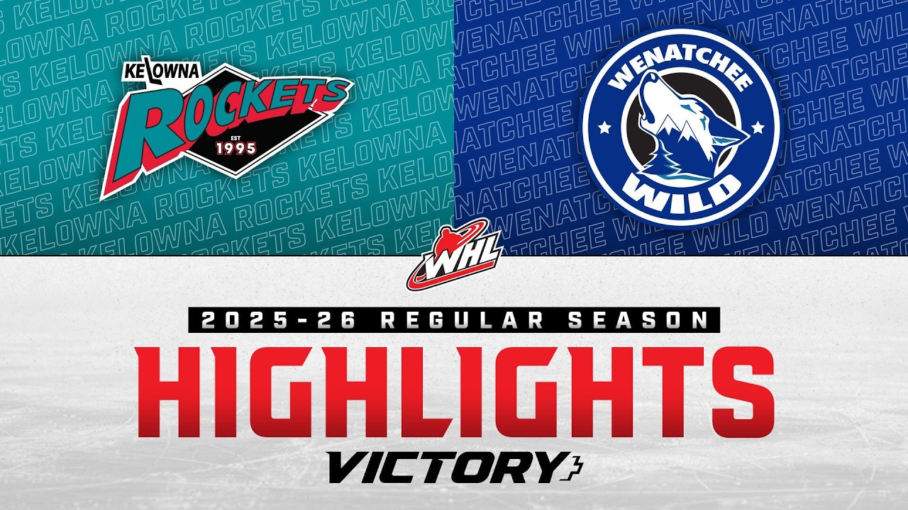 Kelowna Rockets at Wenatchee Wild 02/13 | WHL Highlights 2025-26