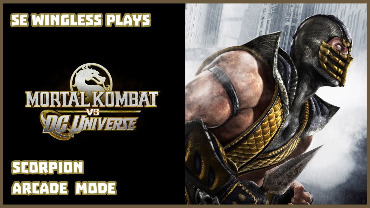 Mortal Kombat vs. DC Universe (PS3) Scorpion Arcade Mode