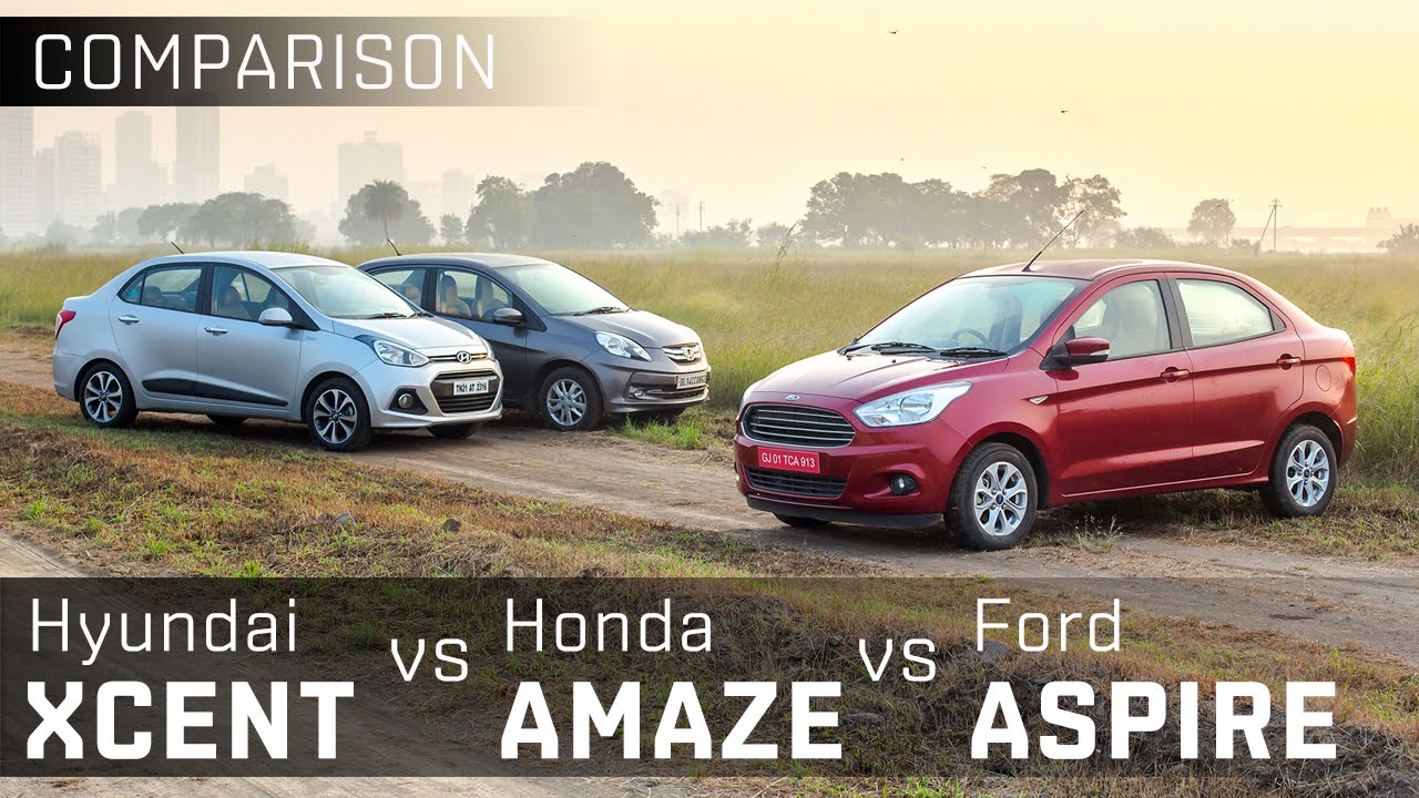 Ford Figo Aspire vs Hyundai Xcent vs Honda Amaze :: Diesel Compact Sedan :: Comparison :: ZigWheels