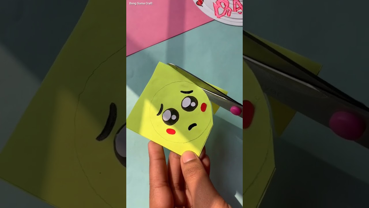 Best Way to Say SORRY 😔😐#cute SORRY CARD😔#youtubeshorts#Bong suma craft