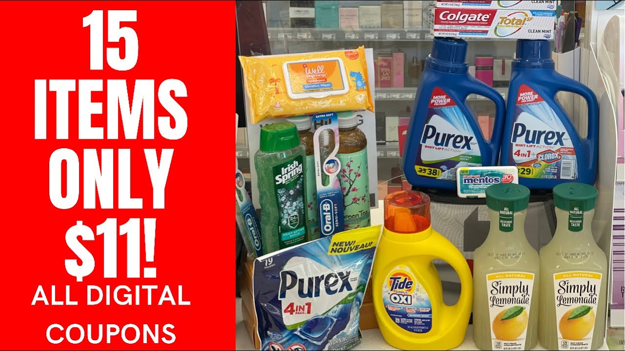 WALGREENS COUPONING | ALL DIGITAL COUPONS |15 items ONLY $11! #couponing #onecutecouponer #walgreens