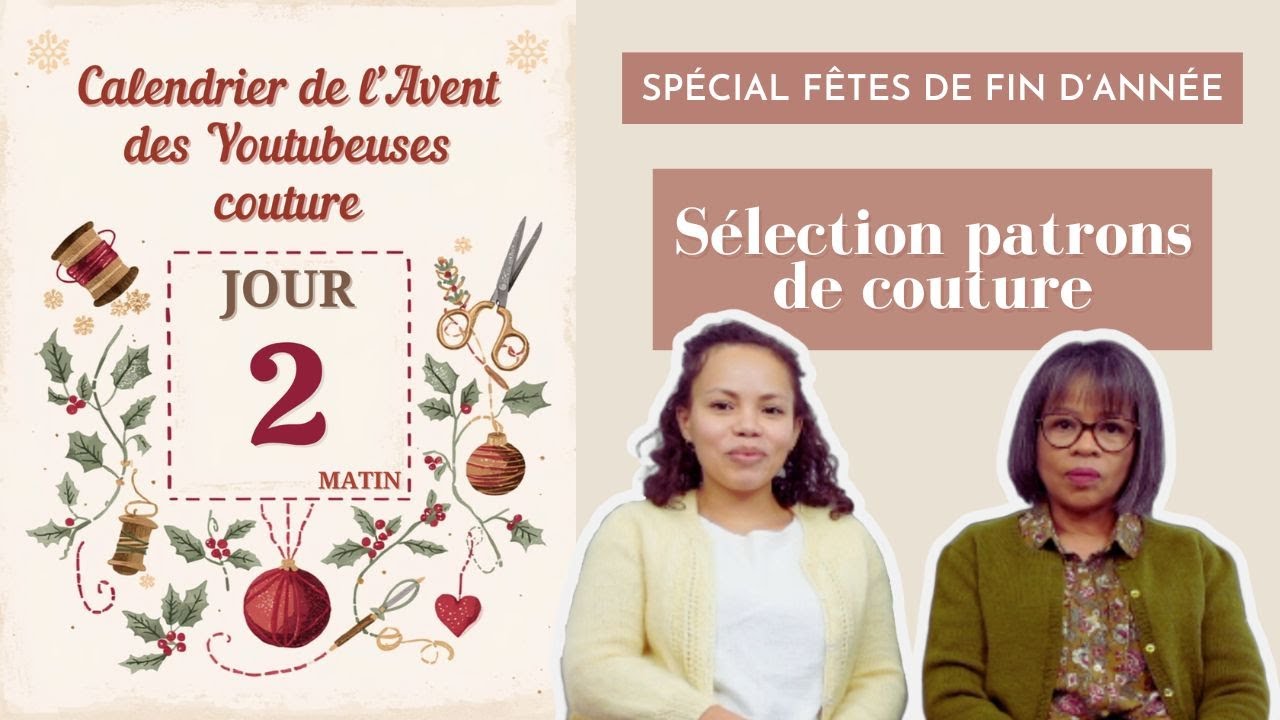 Notre sélection de patrons de couture pour les fêtes 🎄