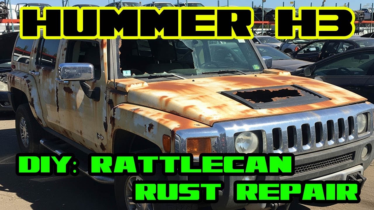 Hummer H3 surface rust repair