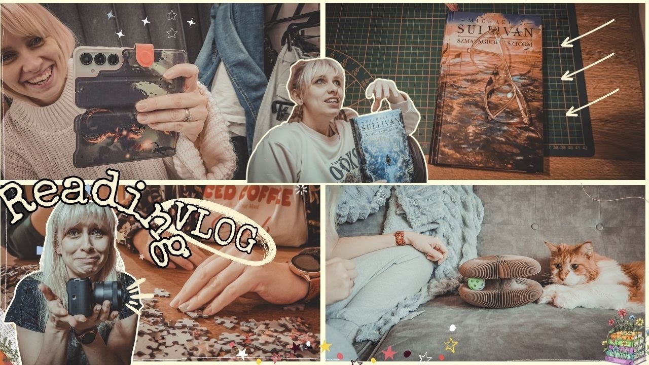 Reading VLOG 😸📚 Odkrycia Riyrii - UWIELBIAM 🤩🥰 || Nowy aparat, puzzle, 12 urodziny, shopping 🧩📸🎬