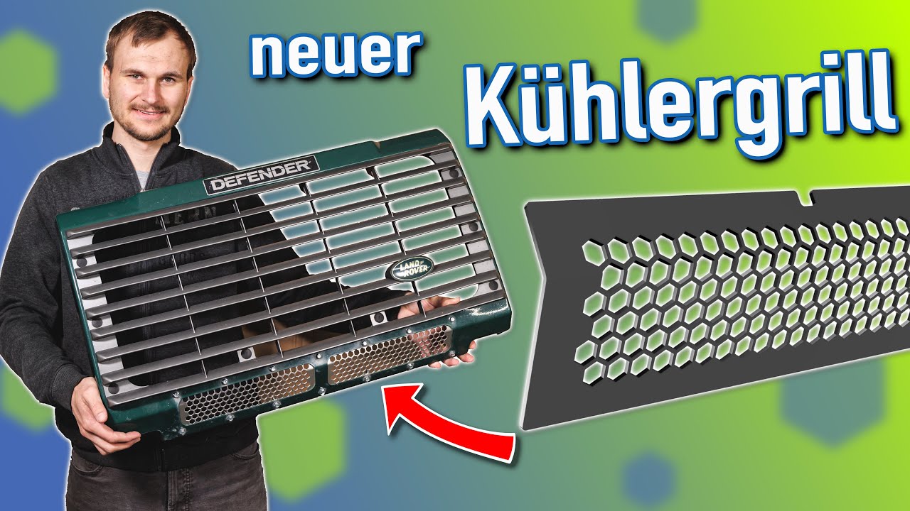 Individueller Kühlergrill am Defender l Defender Projekt #76