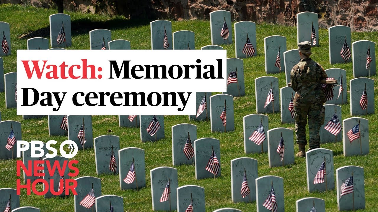 WATCH LIVE: Memorial Day ceremony  at Arlington National Cemetery