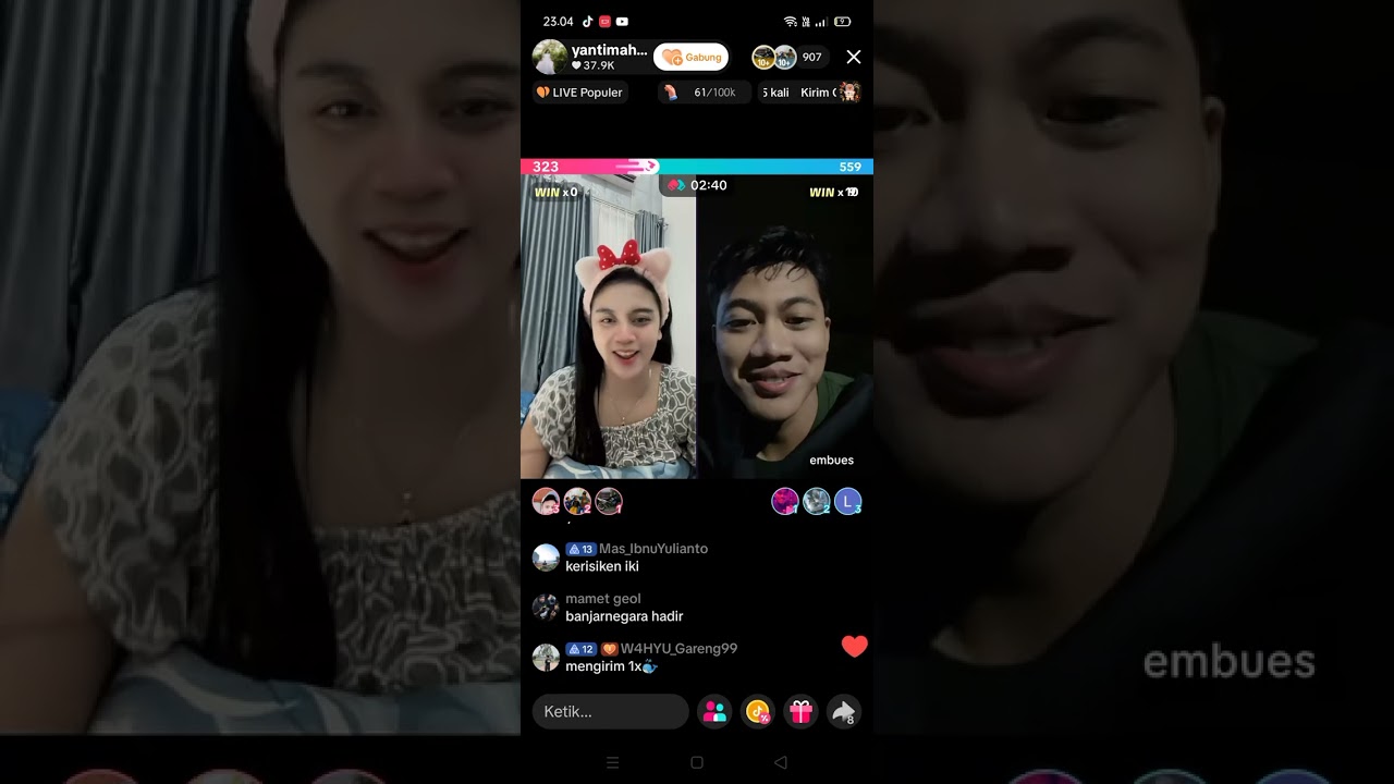Live Malam Mbak Yanti Baca Pancasila Gak Hafal Di Suruh Mas Wafa Embues 