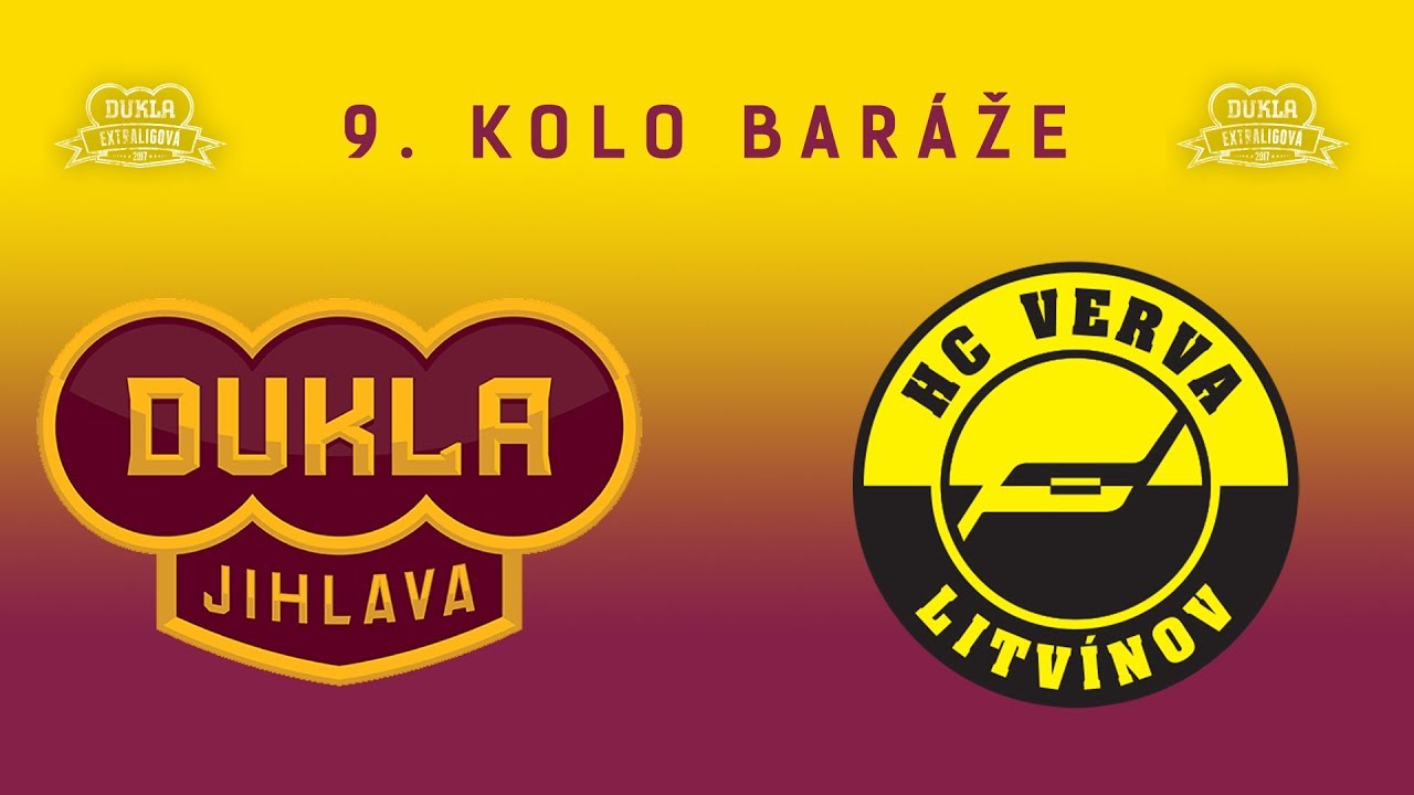 9. kolo baráže (15.4.2018) HC Dukla Jihlava - HC VERVA Litvínov