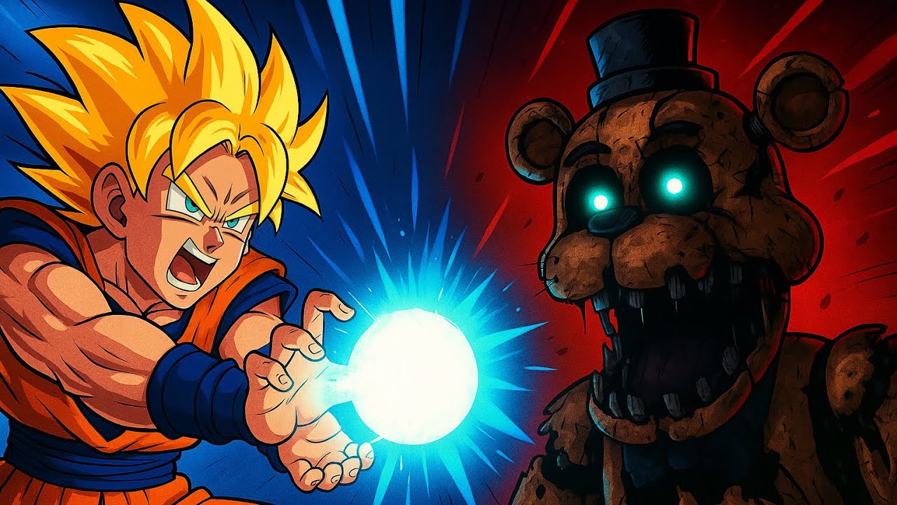 Goku plays fnaf 2