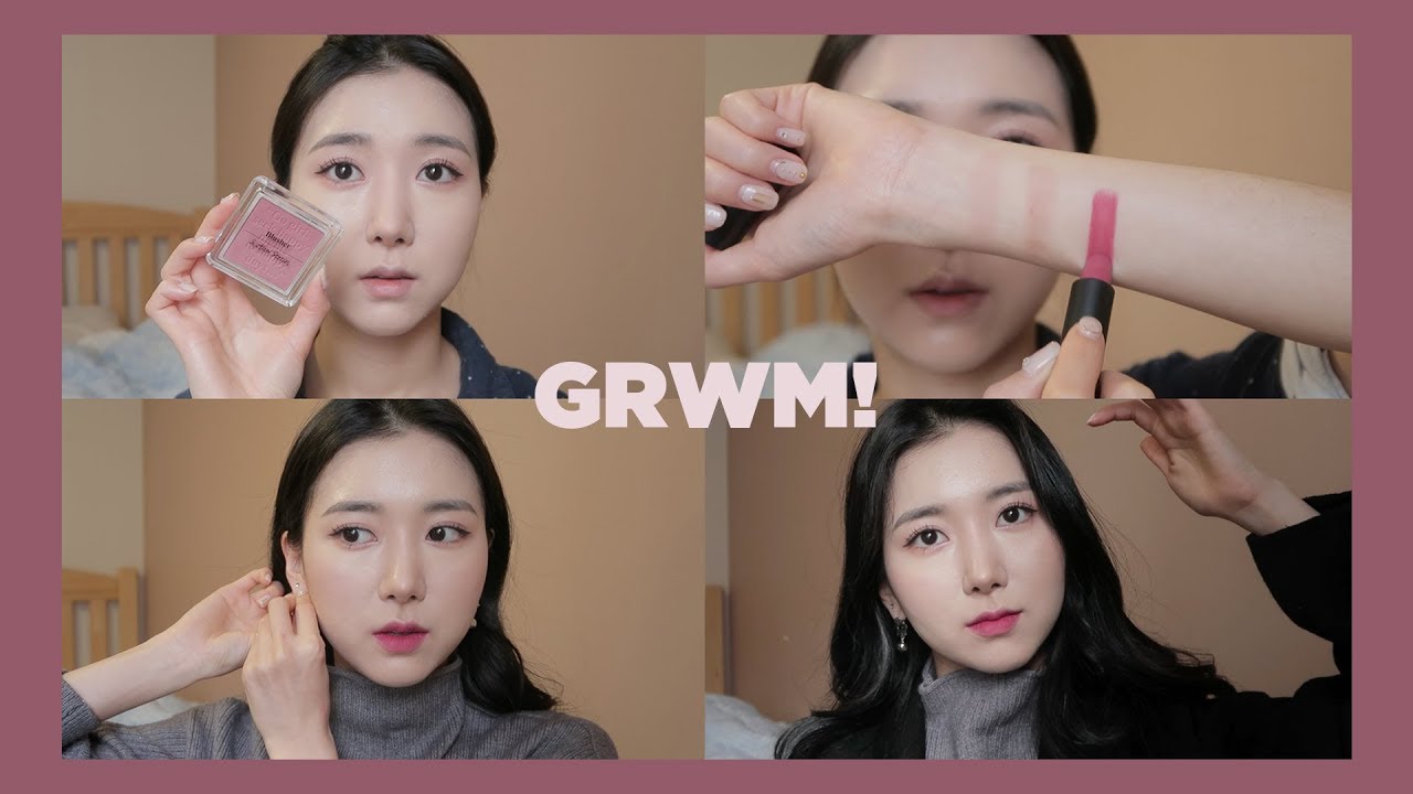 (ENG) 쇼핑가는 날 쿨톤 데일리 메이크업 같이 준비해요! / 겨울 롱부츠 코디 GRWM for Shopping! / Winter Outfit | Minjeong Park
