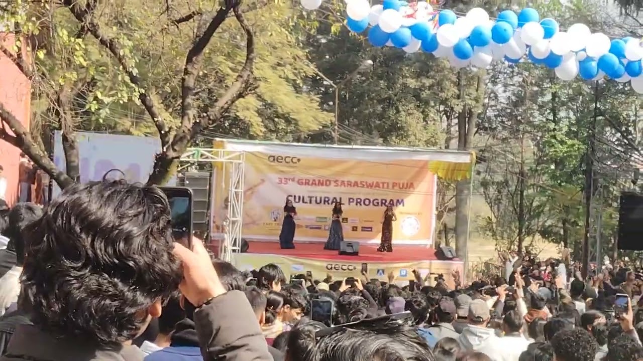 On the occasion of saraswati puja 🙏🙏😎 Kathmandu pulchowk campus program #viral #viralvideo #pulchowk
