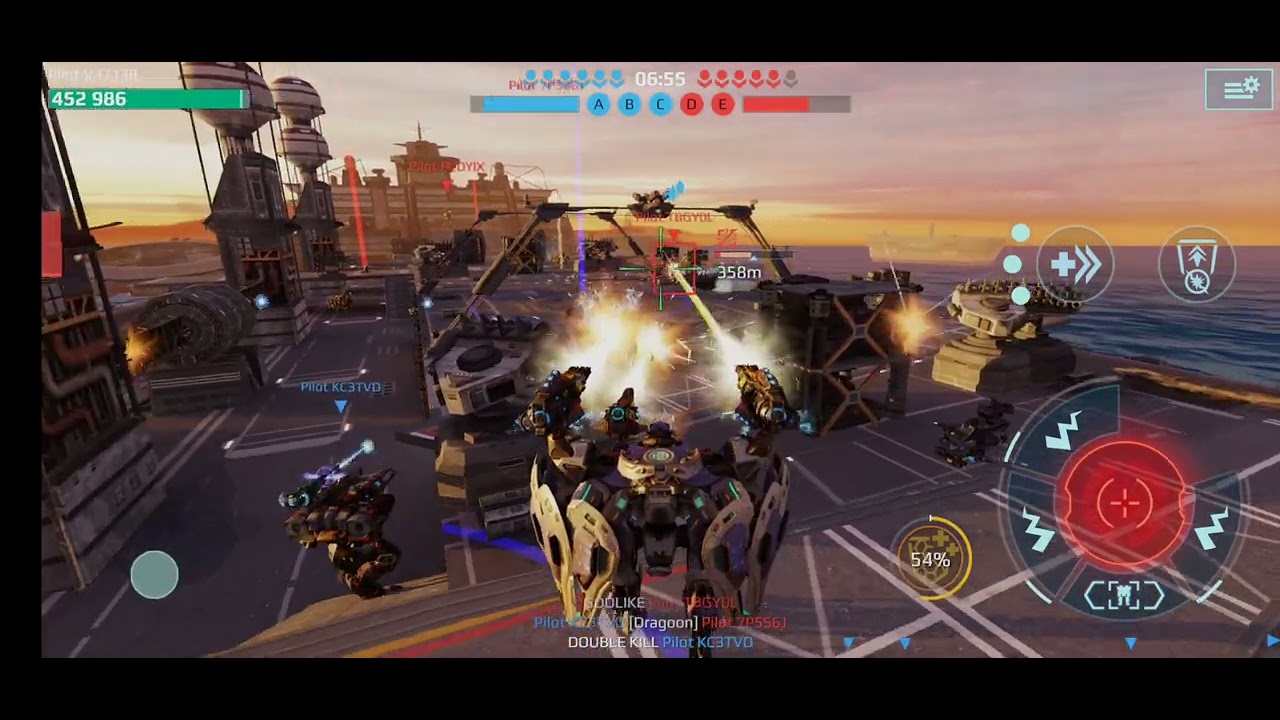 Test Server Gameplay Lynk vs Loki. #pixonic  #pixonicwarrobots #warrobots #wr #lynx #loki