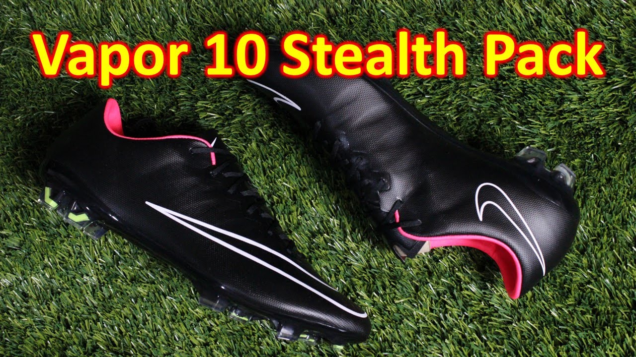 Nike Mercurial Vapor 10 Stealth Pack Black/Hyper Punch - Unboxing + On Feet