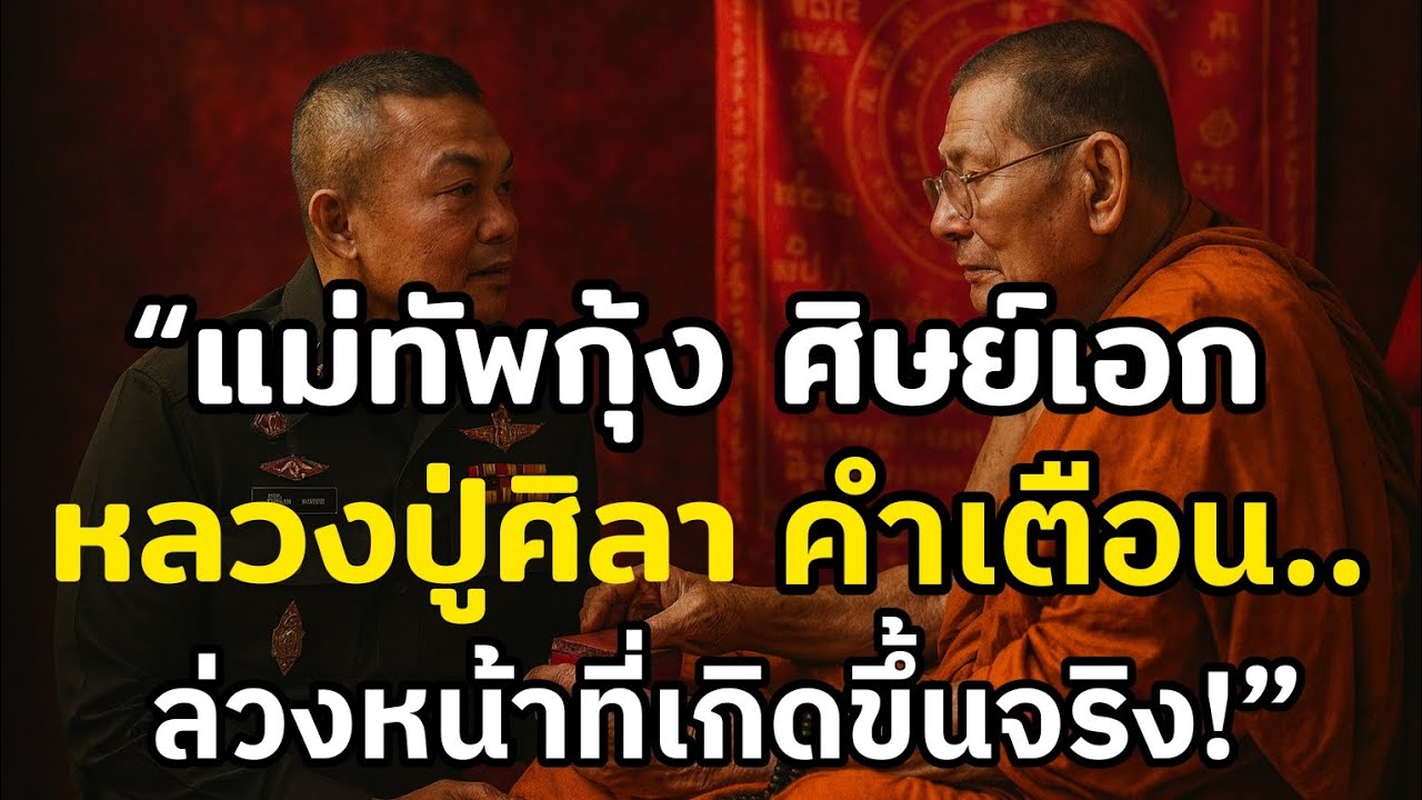 “เรื่องจริงที่สะเทือนใจ! แม่ทัพกุ้ง ศิษย์เอกผู้รับเคล็ดคุ้มภัยจากหลวงปู่ศิลา”