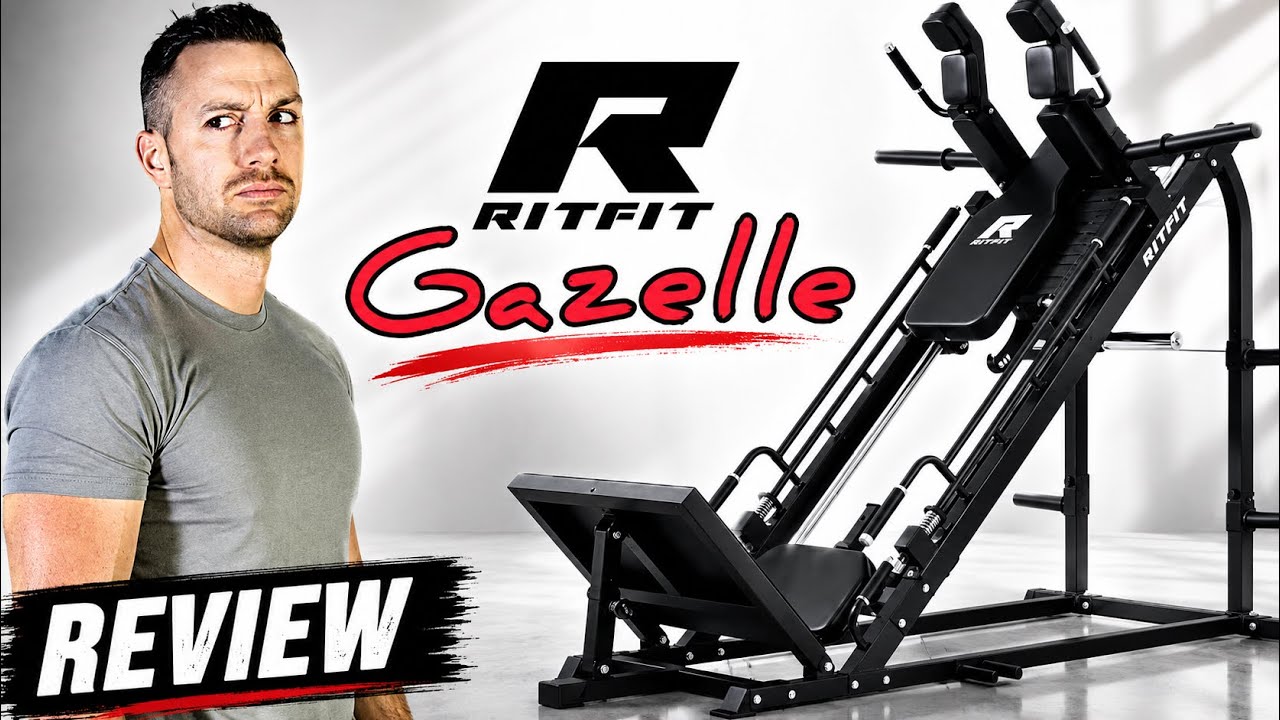 An HONEST Review Of The  RITFIT GAZELLE PRO Hack Squat Leg Press.