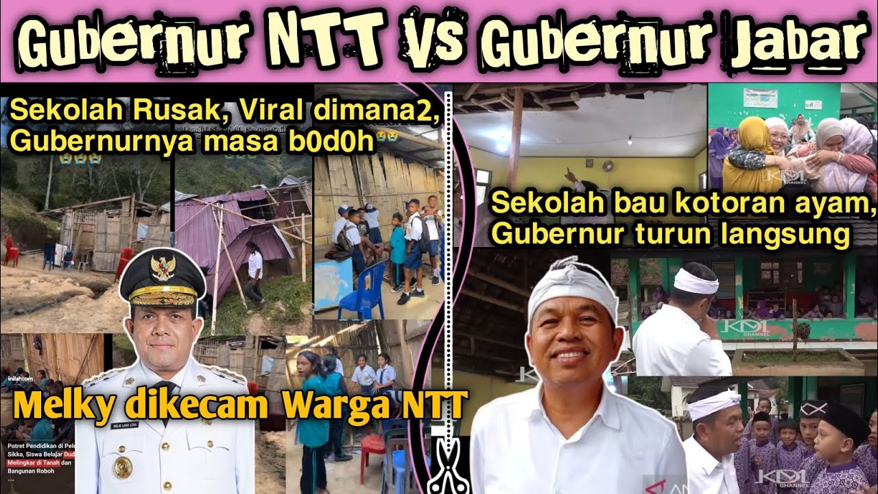 KDM tolong NTT! Viral sekolah rusak di NTT Gubernurnya cuek//KDM turun langsung masalah bau ayam
