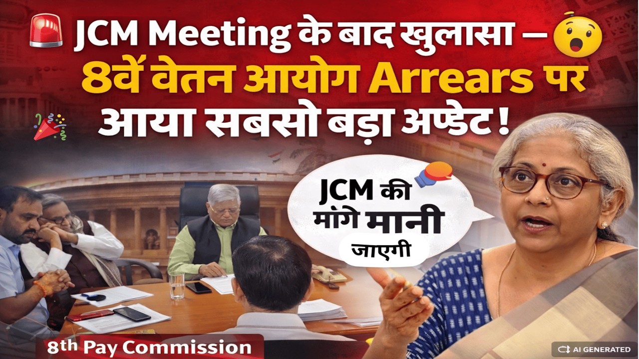 💰 खाते में आएगा लाखों? 8th Pay Commission Arrears पर बड़ा अपडेट! #8thpaycommission #trending