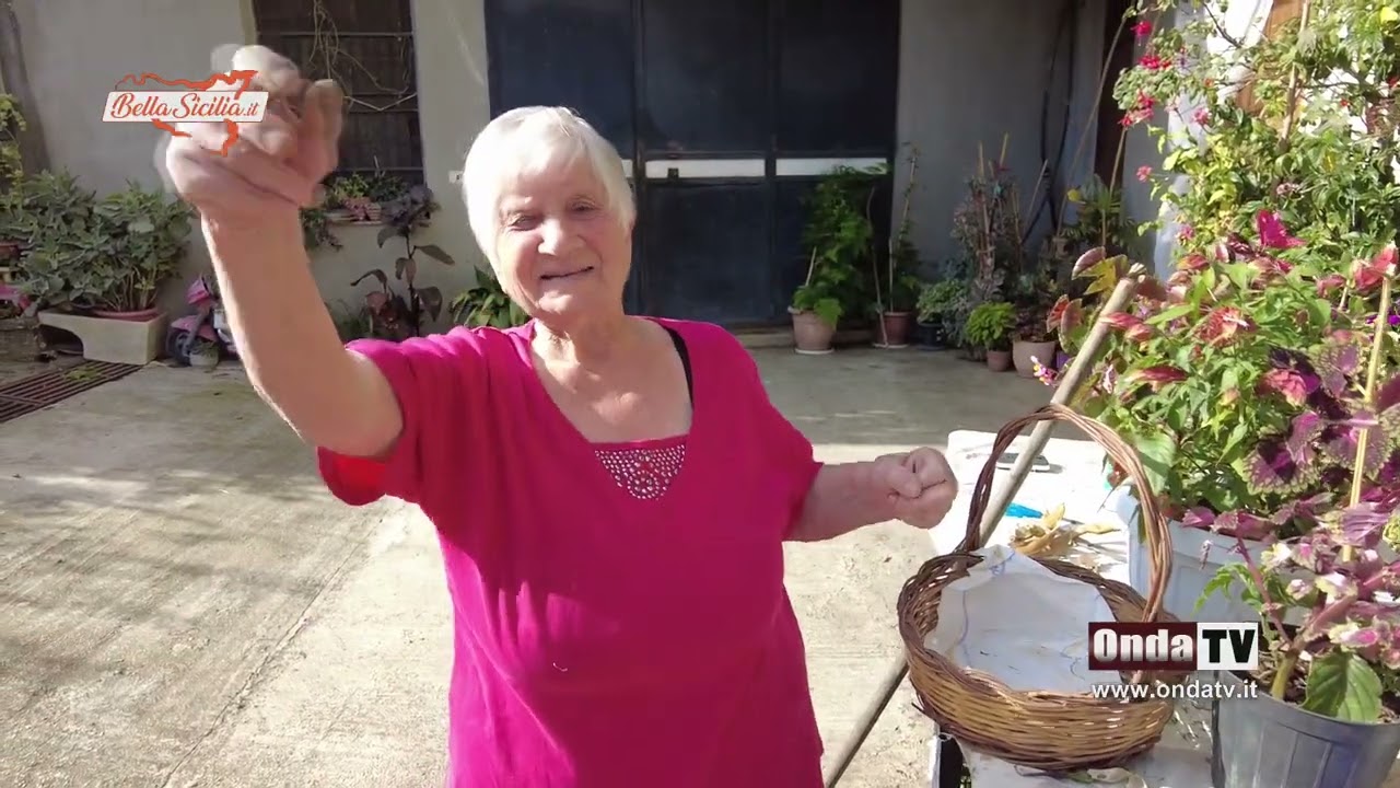 Nonna Rosina ci porta nel suo orto, a fine video i miei coniglietti
