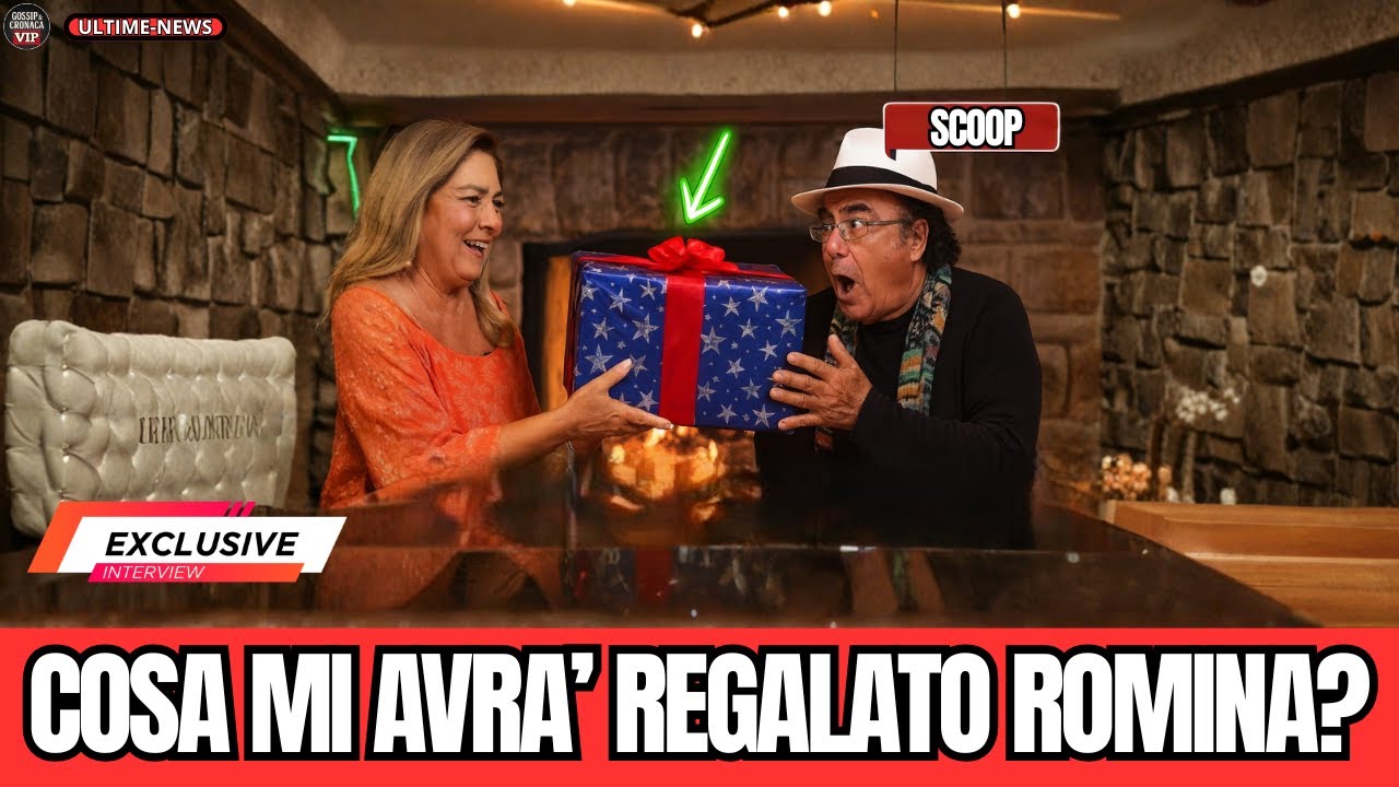 ROMINA POWER FA’ UN ENORME REGALO AD ALBANO: COSA CI SARA’ DENTRO?