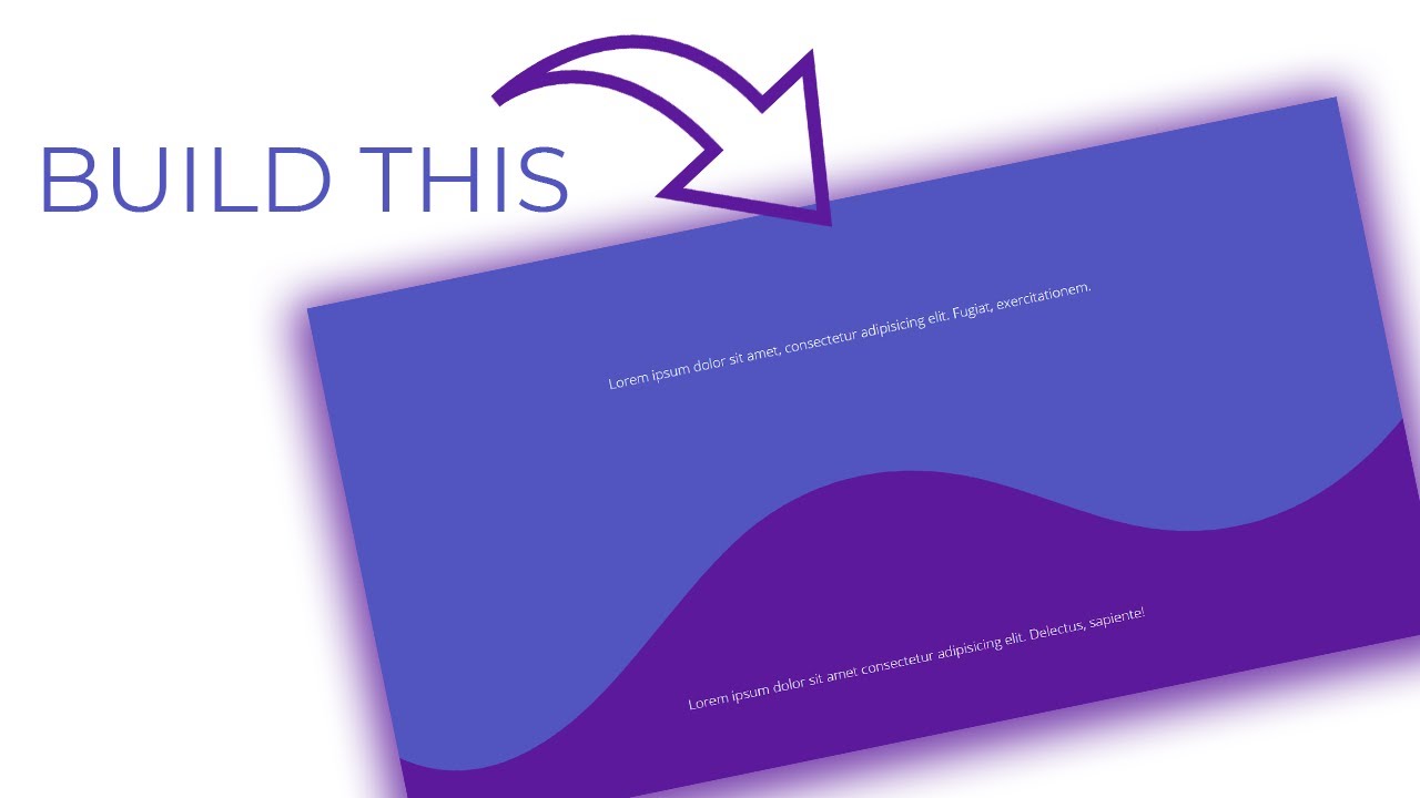 Create a Curvy Div Transition | SVG & SCSS (Curvy Website Shape Divider)