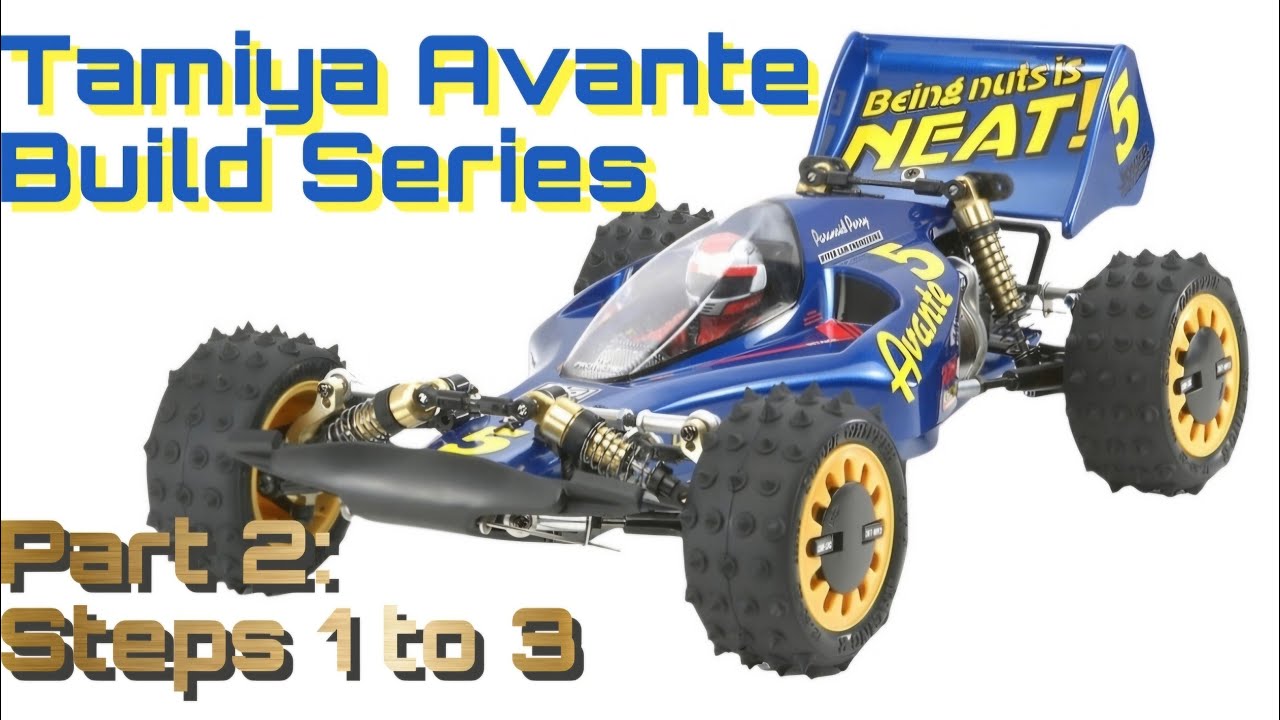 Серия видеороликов по сборке модели Tamiya Avante, часть 2, шаги 1-3.