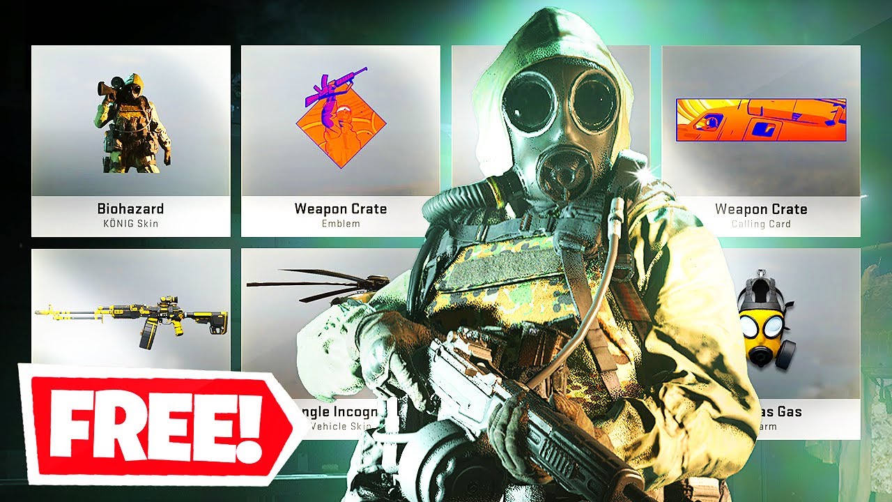 FREE DMZ OPERATOR SKIN! ALL 7 WEAPON CACHE FREE REWARDS UNLOCKED IN DMZ! (MW2)