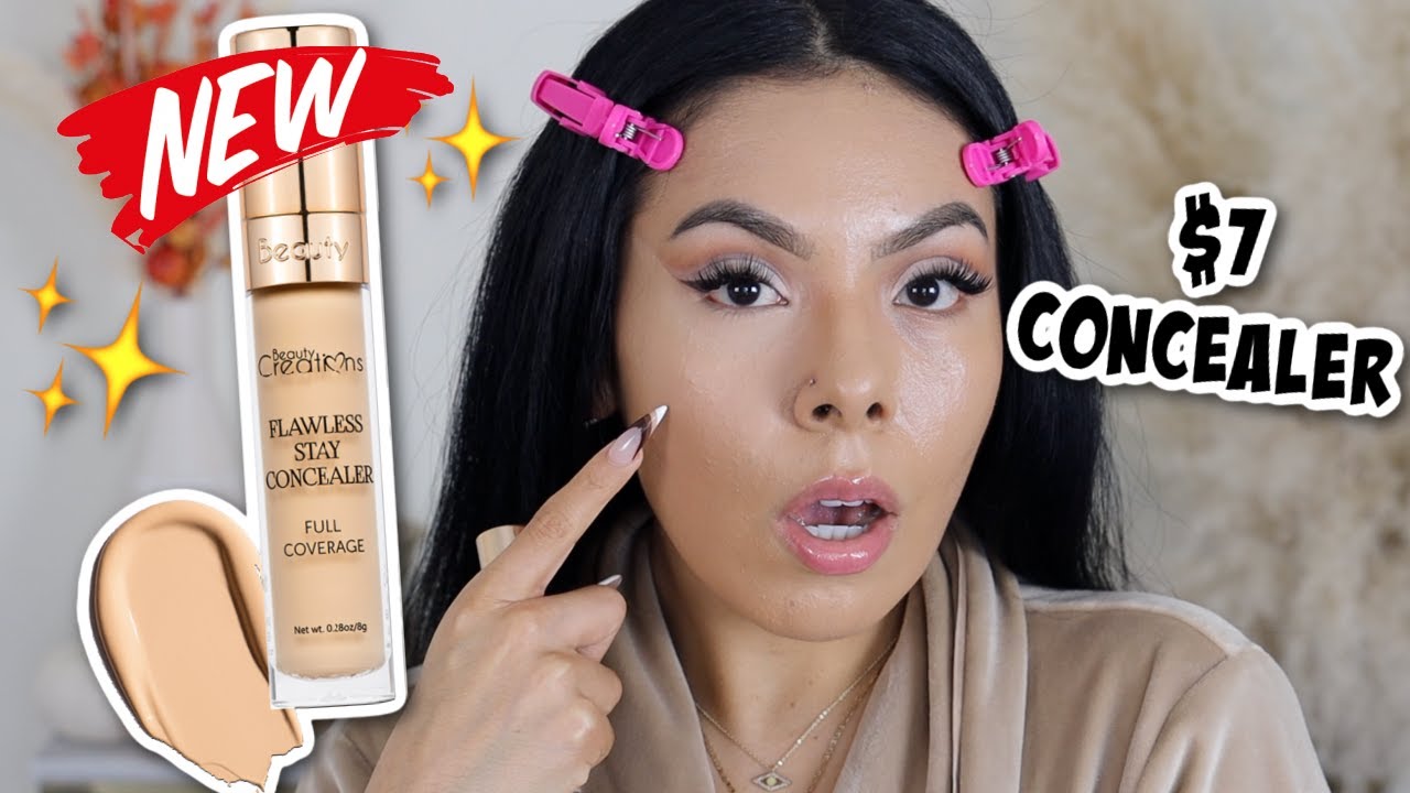 NEW 🔥 $7 BEAUTY CREATIONS FLAWLESS STAY CONCEALER (REVIEW & WEAR TEST)