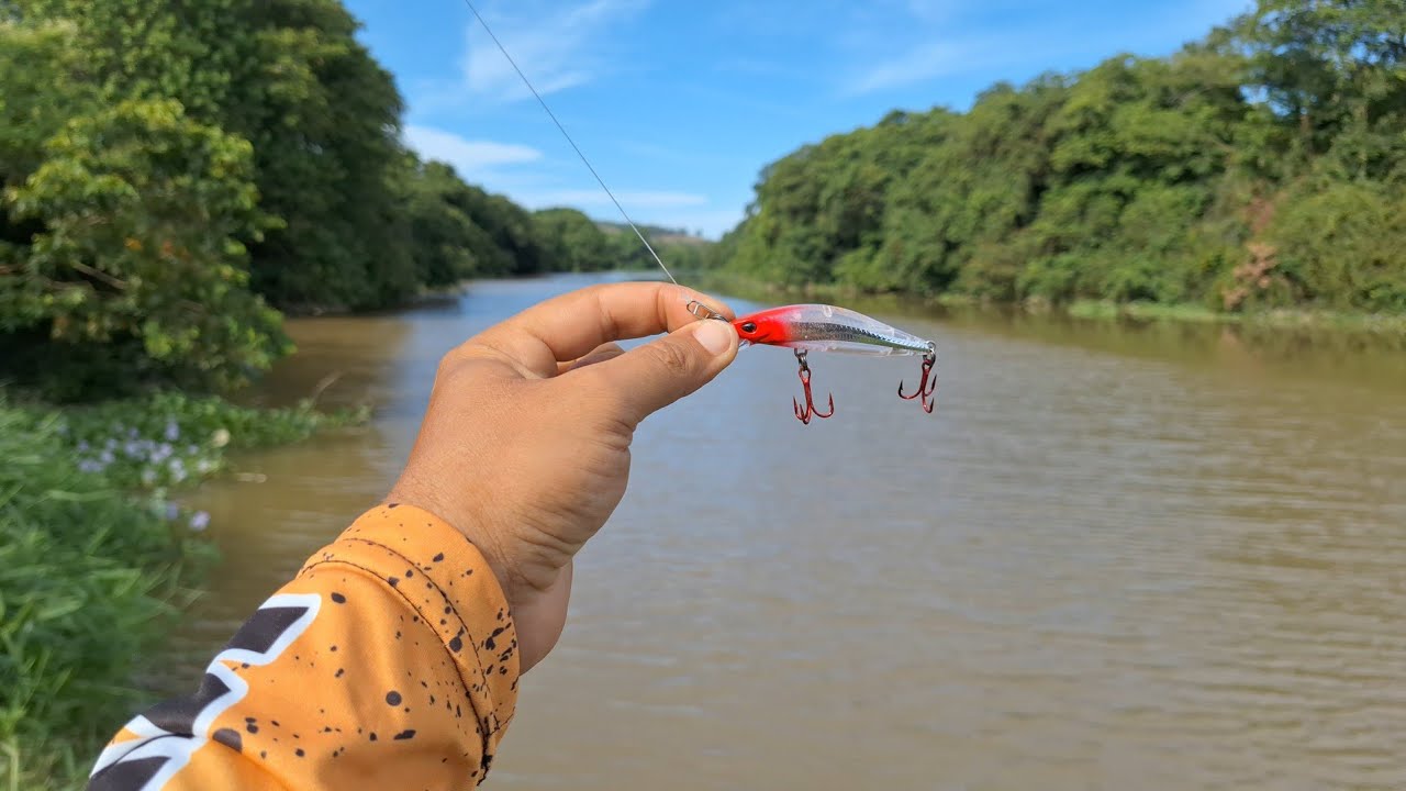Essa ISCA salvou a PESCARIA na Pesca ultralight 