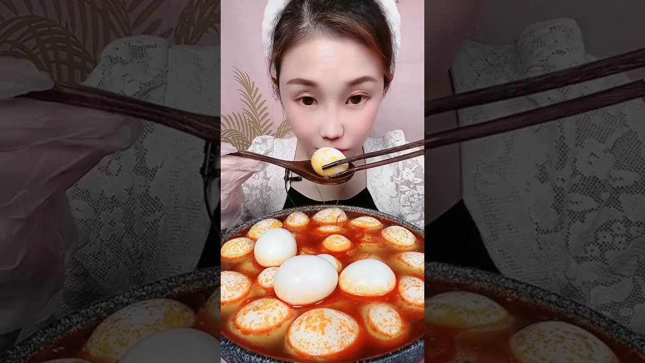 Chinese girl ate 50 eggs at once