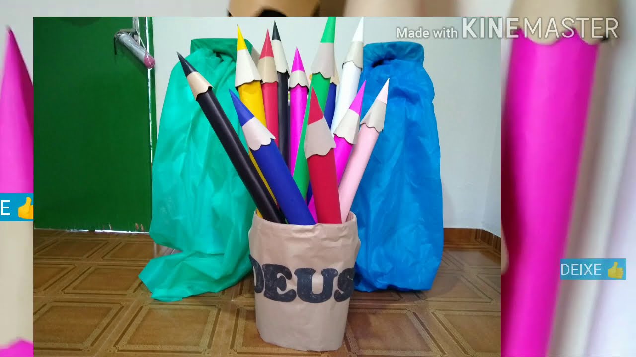 COMO FAZER LÁPIS GIGANTE