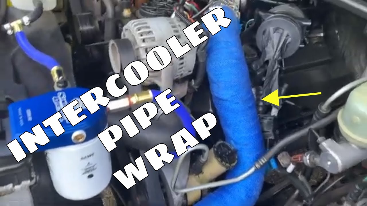 Hot Intercooler Pipe Wrap - 7.3 Liter Truck Stuff