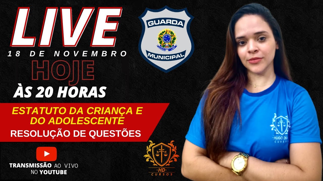 MEGA AUL&Atilde;O DE ECA - ESTATUTO DA CRIAN&Ccedil;A E DO ADOLESCENTE - DETONANDO QUEST&Otilde;ES - PROF. KAMAZI