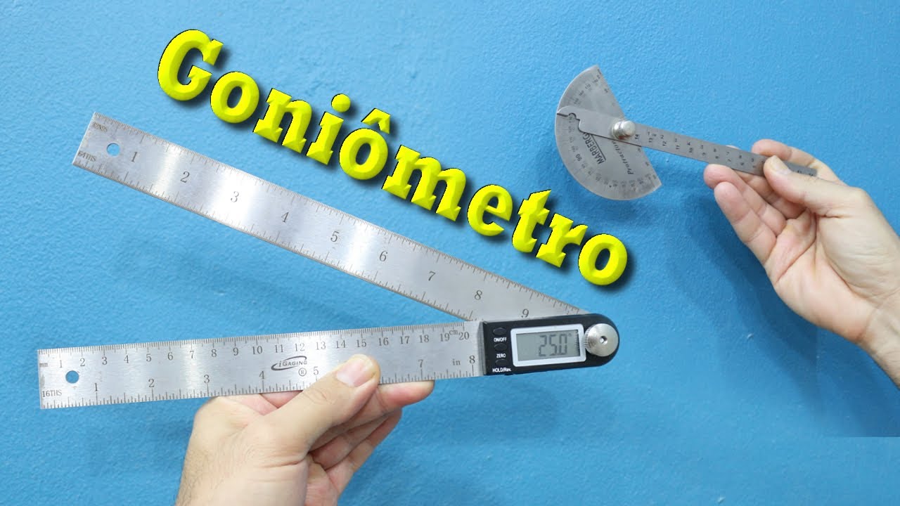 Goniômetro ferramenta para medição de ângulos