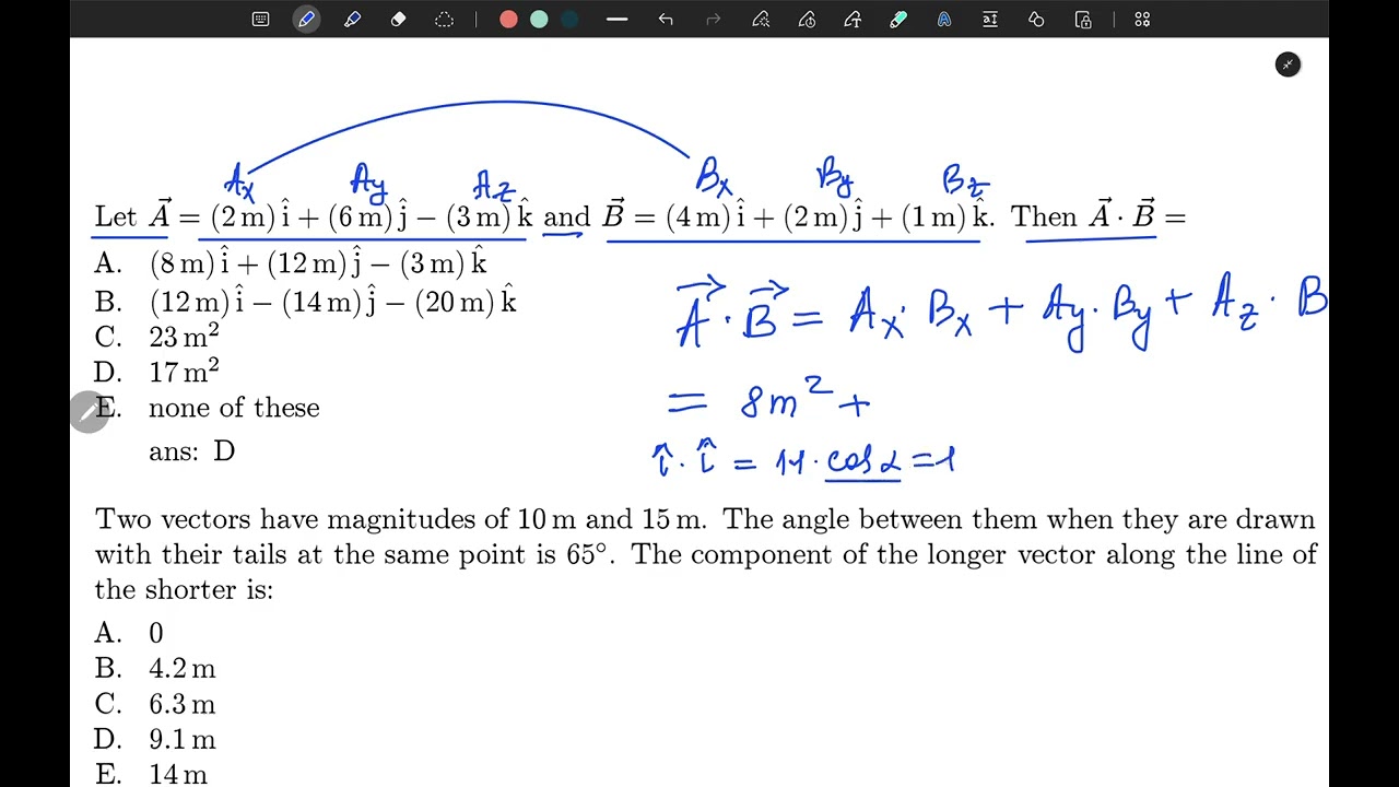 Chapter 3 [ 23 - 39 ] : VECTORS / GRE fizika/ Bepul darslar/ Fundamentals of Physics
