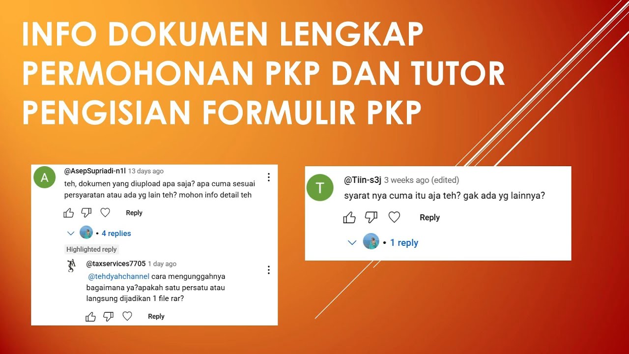 Info Dokumen Lengkap PKP dan Tutor Isi Formulir Permohonan PKP