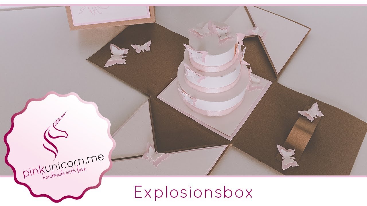 Explosionsbox basteln | DIY Bastelideen | Anleitung | PinkUnicorn.me