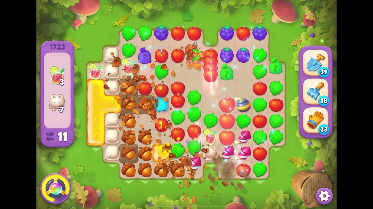 Gardenscapes Level 1723 Super Hard