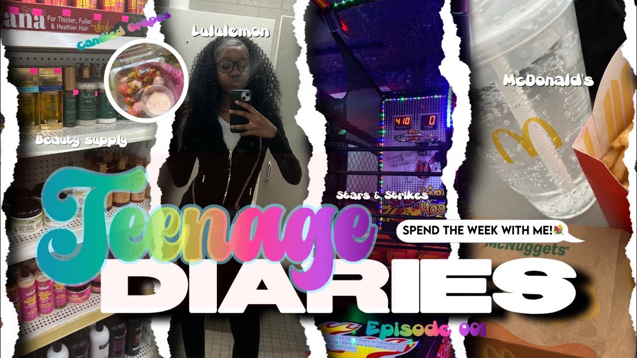 TEENAGE DIARIES 001 | Arcade + School vlog! |